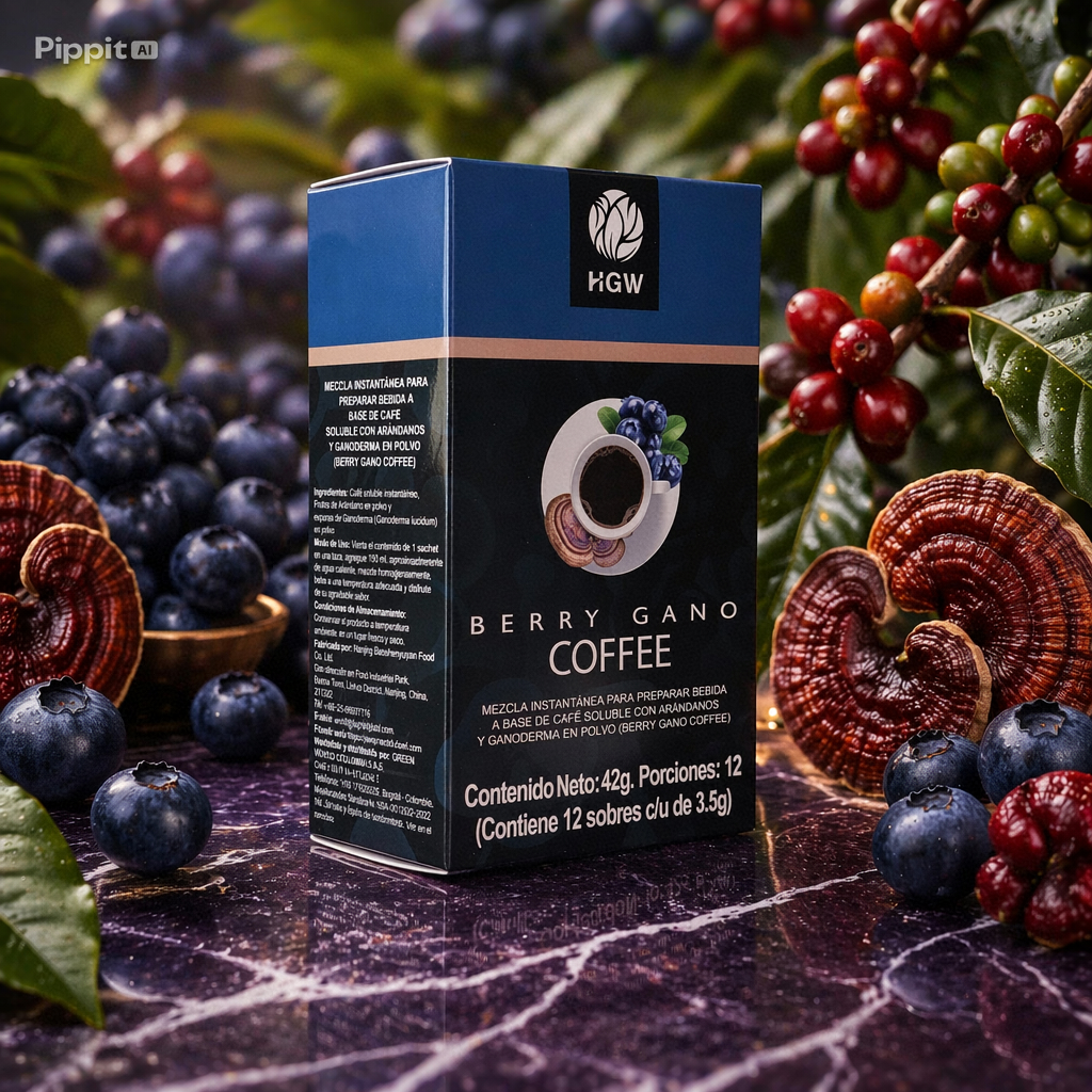 Empaque de Berry Gano Coffee HGW